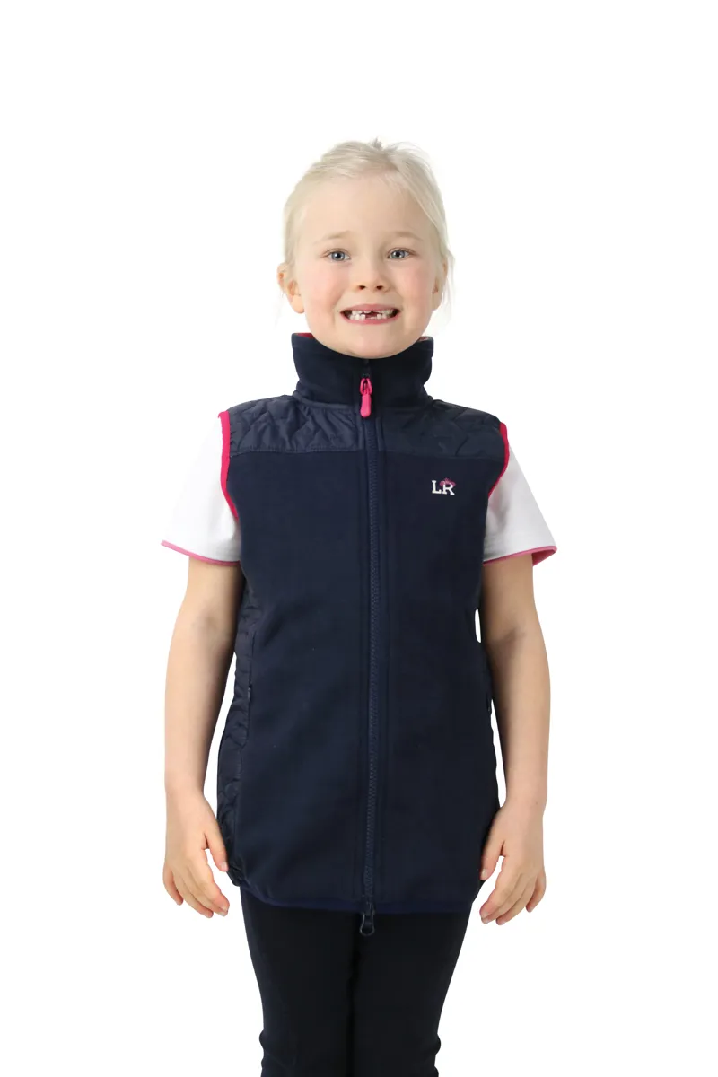 Hy Equestrian Sophia Gilet By Little Rider - Navy/Pink